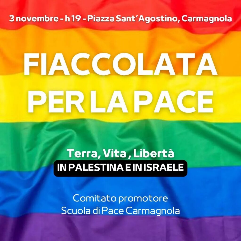 fiaccolata per la pace