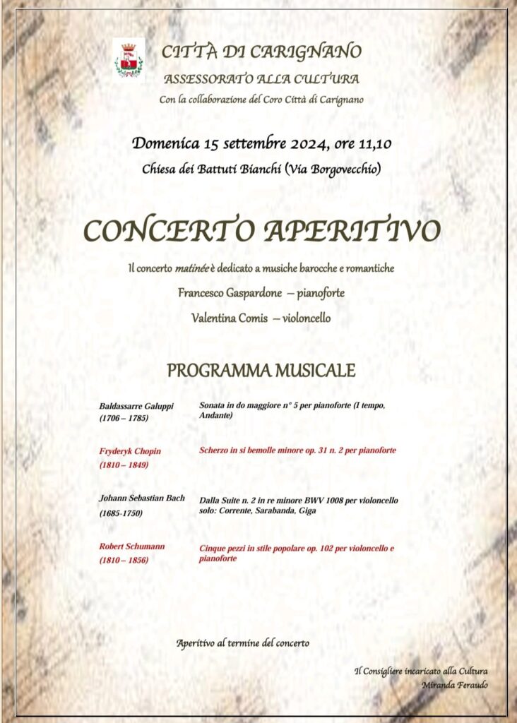 concerto aperitivo