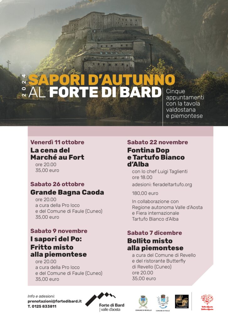 sapori d'autunno al forte di bard